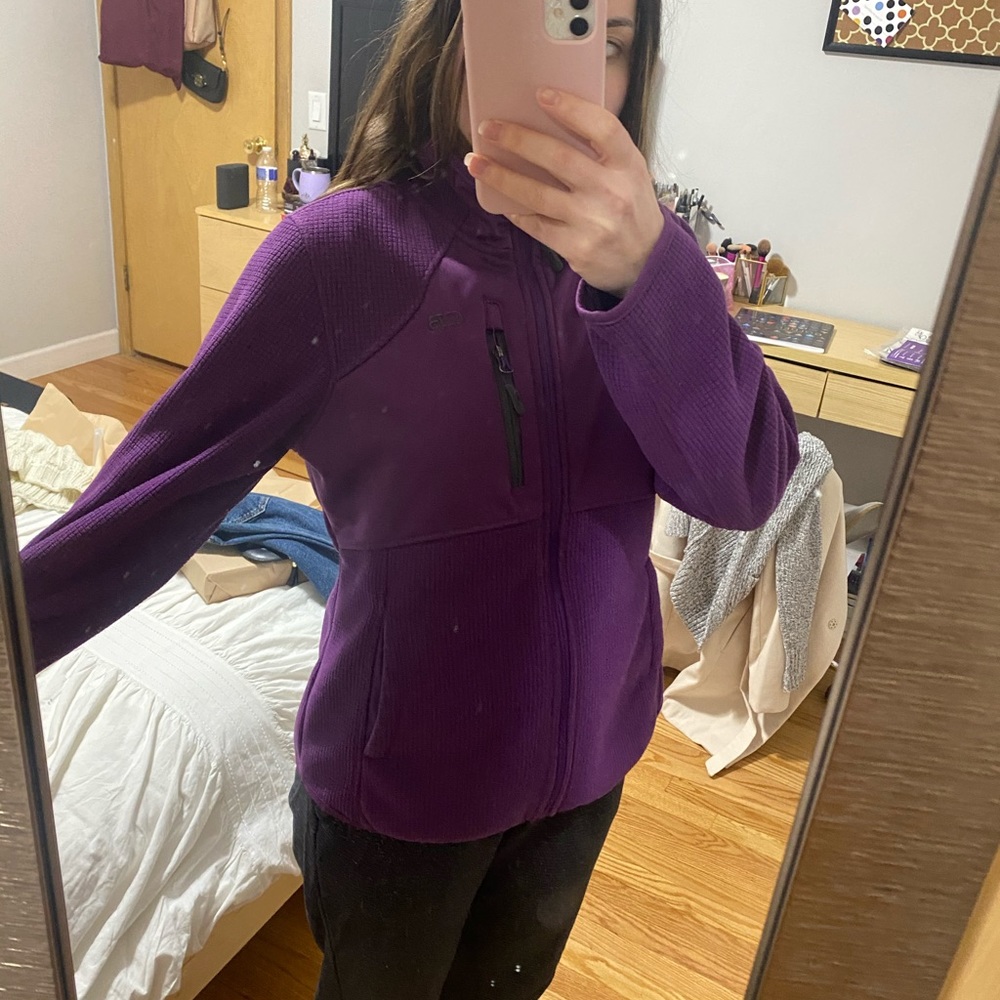 Purple workout fleece